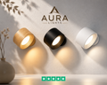 Aura Light™ – Trådløs Væglampe med Touch & 360° Lys